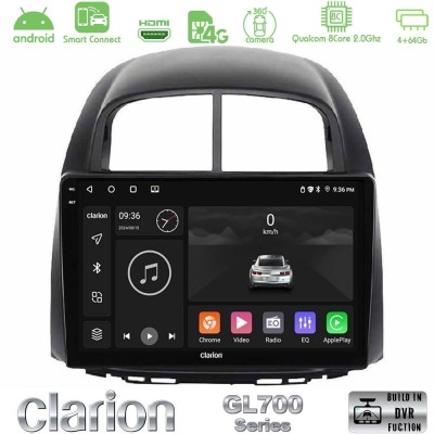 Clarion GL700 QUALCOMM Series 8Core Android ClarionOS 4+64GB Daihatsu Sirion/Subaru Justy Navigation Multimedia Tablet 10