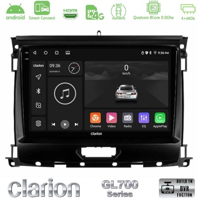 Clarion GL700 QUALCOMM Series 8Core Android ClarionOS 4+64GB Ford Ranger 2017-2022 Navigation Multimedia Tablet 9