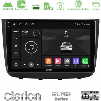Clarion GL700 QUALCOMM Series Mercedes Vito/Viano 2003-2006 8Core Android ClarionOS 4+64GB Navigation Multimedia Tablet 10