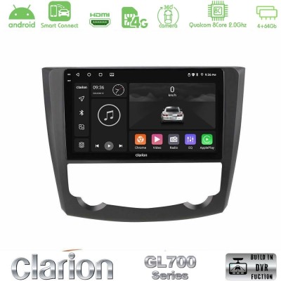 Clarion GL700 QUALCOMM Series 8Core Android ClarionOS 4+64GB Renault Kadjar Navigation Multimedia Tablet 9