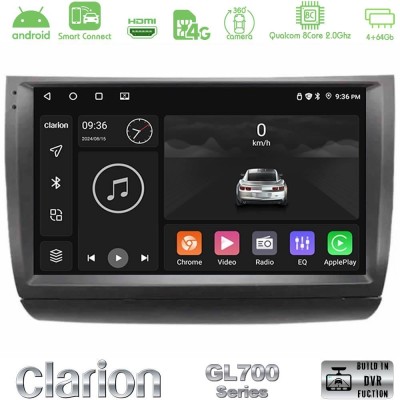 Clarion GL700 QUALCOMM Series 8Core Android ClarionOS 4+64GB Toyota Prius 2004-2009 Navigation Multimedia Tablet 9