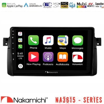 Nakamichi NA3615 Series Με Wireless Carplay & Android Auto BMW E46 Media Station Tablet 9