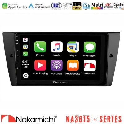 Nakamichi NA3615 Series Με Wireless Carplay & Android Auto BMW 3 Series 2006-2011 Media Station Tablet 9