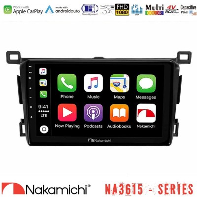 Nakamichi NA3615 Series Με Wireless Carplay & Android Auto  Toyota RAV4 2013-2018 Media Station Tablet 9